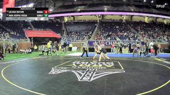 Girls-125 lbs Cons. Round 1 - Ana Sofia Vega, Plainwell Hs Girls vs Lilyan Buyze, Rockford Hs Girls