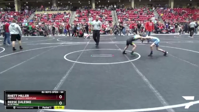 64 lbs Champ. Round 2 - Rhett Miller, Greater Heights Wrestling vs