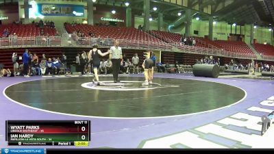 126 lbs Round 4 (6 Team) - Wyatt Parks, Lincoln Southeast vs Ian Hardy, Papillion-La Vista South