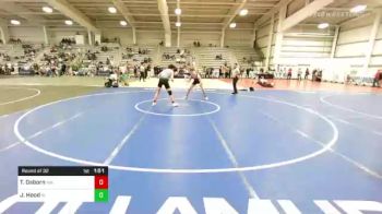 152 lbs Round Of 32 - Thade Osborn, MN vs Justin Hood, RI