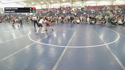 102 lbs Cons. Round 3 - Heston Oliver, JWC vs Aiden West, Sanderson Northside