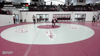 106 lbs Quarterfinal - Levi Stevens, Hilldale vs Chance Rutland, Morris JH/HS Wrestling