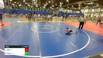 40 lbs Quarterfinal - Liam Gatt, Backyard Brawlers vs Connor Flynn, Summit Wrestling Academy