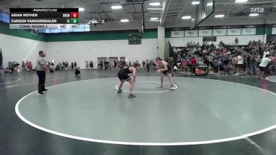 144 lbs Cons. Round 3 - Carson Vandoremalen, Excelsior Springs vs Aidan Rother, Bentonville High School Wrestl