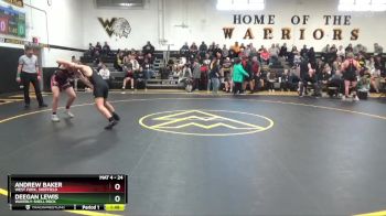 24 lbs Round 1 - Andrew Baker, West Fork, Sheffield vs Deegan Lewis, Waverly-Shell Rock