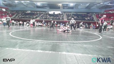 70 lbs Quarterfinal - Jenson Henley, Skiatook Youth Wrestling vs Leon Sanchez, Owasso Takedown Club