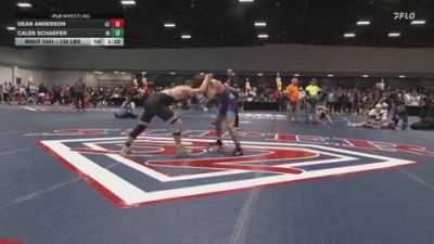 138 lbs Quarterfinal - Dean Anderson, AZ vs Caleb Schaefer, IN