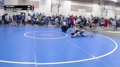 132 lbs Semis - Ted Smith, Madison Wrestling Club vs Adan De La Fuente, Nyssa Bulldog Mat Club