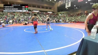 103 lbs Semifinal - Madelyn Medrano, Springdale Elite Wrestling Club vs Gatlin Davis, Trash Pandas Wrestling Club