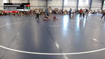 Silver 125 lbs Champ. Round 2 - Braxton Hutchinson, Southeastern Community College vs Tyler Chenevert, Augsburg College