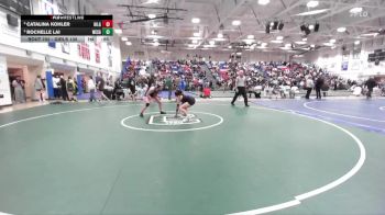 Girls 135 lbs 5th Place Match - Rochelle Lai, Westmont Girls vs Catalina Kohler, Hillsdale&nbsp;Girls