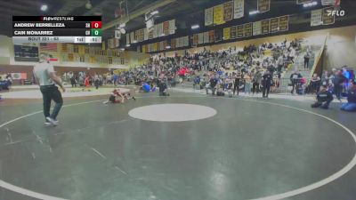 63 lbs 7th Place Match - Andrew Berrelleza, Savage House vs Cain Monarrez, Chula Vista