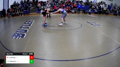 215 lbs Cons. Round 3 - Chance Detone, Connellsville vs Ryan Ludwig, Clearfield