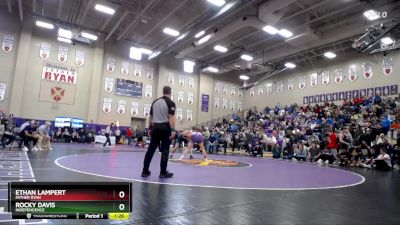 150 lbs Semifinal - Ethan Lampert, Father Ryan vs Rocky Davis, Independence