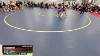 120 lbs Champ. Round 3 - Rhys Bernier, Denver North vs Jylian Cabral, Douglas County