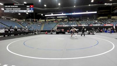 207 lbs Champ. Round 1 - Leilani Sanchez, Wayland Baptist vs Destiny Marquez, University Of The Cumberlands