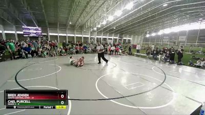 84 lbs Round 2 (4 Team) - Brex Jensen, South Central Utah vs Cael Purcell, Idaho 2