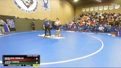 190 lbs Champ. Round 1 - Akhilleus Ornelas, Bullard vs Justin Campos, Valencia