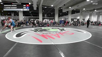 86 lbs Champ. Round 1 - Marquize Brown, Unattached vs Carter Vannest, Vasky Bros\Pitman Wrestling Club