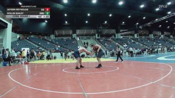 285 lbs Cons. Round 1 - Jayden Reynolds, Cornerstone vs Kollin Bailey, Southwestern Michigan