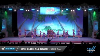 One Elite All Stars - One Passion [2022 L1 Junior - D2 - Medium Day 1] 2022 The American Open Orlando Nationals DI/DII