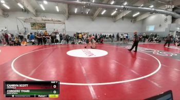 145 lbs Champ. Round 3 - Camryn Scott, Chatfield vs Cordero Ymari, Northfield