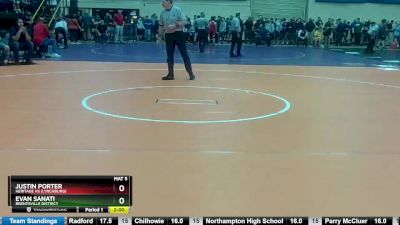 3 - 113 lbs Quarterfinal - Justin Porter, Heritage HS (Lynchburg) vs Evan Sanati, Brentsville District