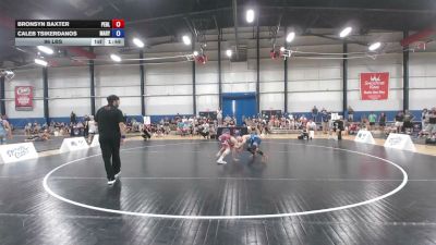 96 lbs Bronsyn Baxter, Pennsylvania Blue vs Caleb Tsikerdanos, Maryland