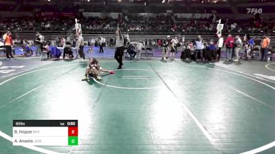 80 lbs Round Of 32 - Brayden Hoppe, Bridgewater vs Aidan Anasto, Jersey 74