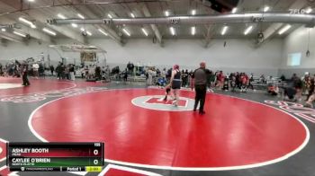 155 lbs Champ. Round 3 - Caylee O`Brien, North Platte vs Ashley Booth, Mead