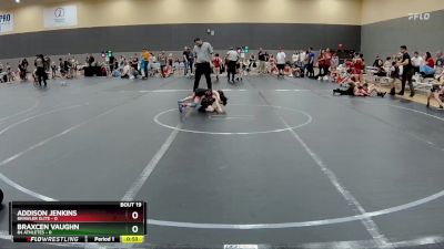 40 lbs Round 4 (10 Team) - Braxcen Vaughn, 84 Athletes vs Addison Jenkins, Brawler Elite