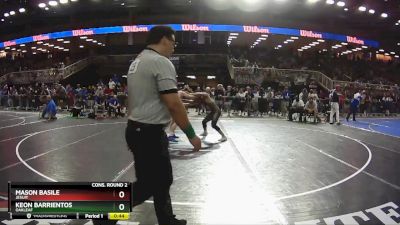 144 2A Cons. Round 2 - Keon Barrientos, Oakleaf vs Mason Basile, Jesuit