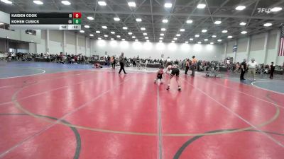 113 lbs Consi Of 32 #2 - Kaiden Cook, RI vs Kohen Cusick, GA