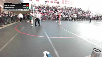 190 lbs Quarterfinal - Tyler Gervais, Agawam vs Connor Cox, Nashoba