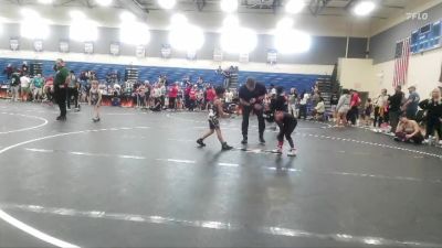 45 lbs Round 3 - Issac Salgado, Mighty Warriors Wrestling Acad vs Gabriella Manson, Mighty Warriors Wrestling Acad