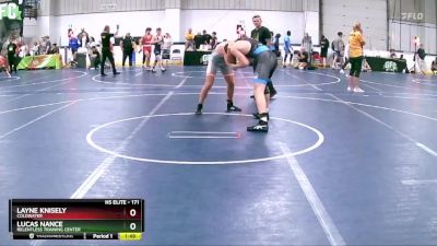 171 lbs Cons. Round 3 - Lucas Nance, Relentless Training Center vs Layne Knisely, Coldwater