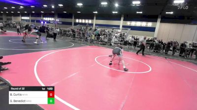 150 lbs Round Of 32 - Brevin Curtis, Nevada Elite WC vs Gunner Benedict, Wright Wr Ac