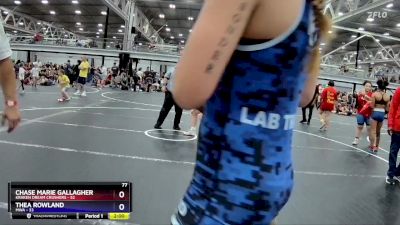 152 lbs Round 4 (8 Team) - Chase Marie Gallagher, Kraken Dream Crushers vs Thea Rowland, MWA