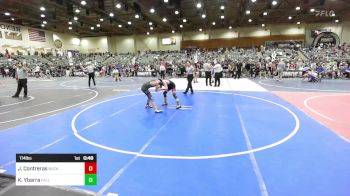 114 lbs Consolation - Jose Eli Contreras, Buckaroo WC vs Kaidan Ybarra, Fallon Outlaws WC