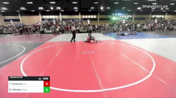 130 lbs Round Of 32 - Bryce Palmer, Poway Elite vs Tristan Forsman, Vici WC