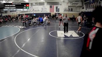 189 lbs Quarterfinal - Jacob Snyder, Indiana Area Hs vs Ryder Talbott, Ringgold Hs