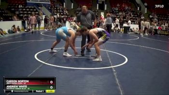 180 lbs Finals (8 Team) - Carson Norton, Dirty Dozen Team vs Andrew White, Michigan Cobras Blue