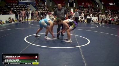 180 lbs Finals (8 Team) - Carson Norton, Dirty Dozen Team vs Andrew White, Michigan Cobras Blue