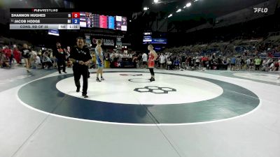 165 lbs Cons. Rd Of 32 - Shannon Hughes, IA vs Jacob Hodge, MI