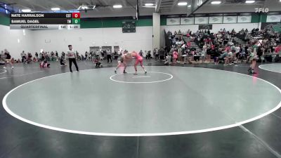 120 lbs Quarterfinal - Nate Harralson, CSTC vs Samuel Dagel, Thorn Wrestling