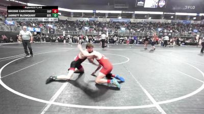 130 lbs Quarterfinal - Brodie Carothers, East Kansas Eagles vs Jarrett Blomquist, Butler Youth Wrestling