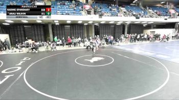 190 lbs Semifinal - Anali Wilson, Unattached vs Nadine Spandiary, Unattached