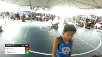 109 lbs Consi Of 16 #2 - Noemi Garcia, Rebel WC vs Yensy Sandoval, Ruiz Grappling Academy