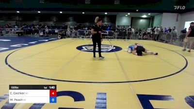 132 lbs Round Of 16 - Carley Ceshker, WI vs Madilyn Peach, WI