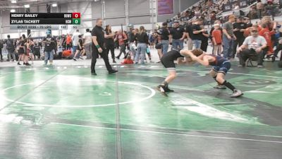 70 lbs Cons. Sub-quarters - Henry Bailey, Big Game Wrestling Club MT vs Zylas Tackett, Hells Canyon Wrestling